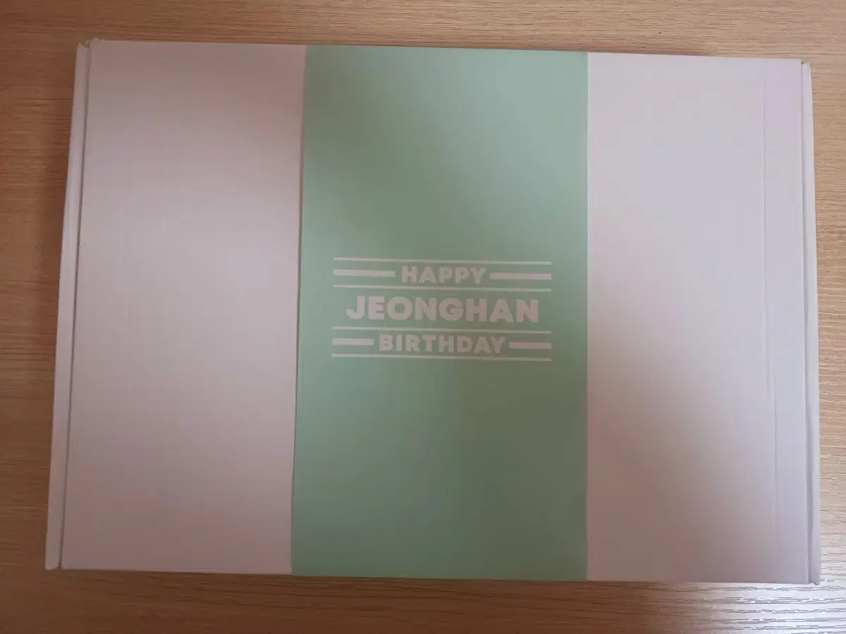 세븐틴 정한 생일박스 ver.2